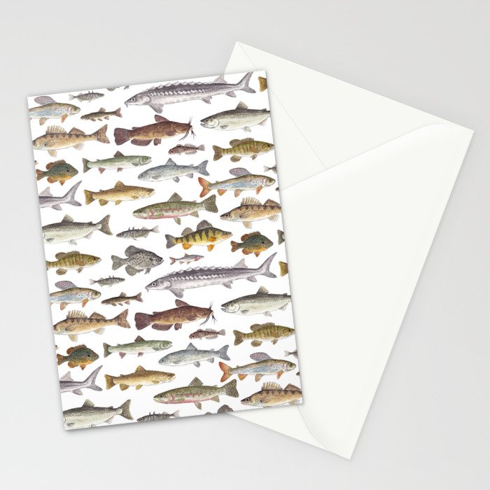 Northwest Freshwater Fish Stationery Card Gallery Image 2