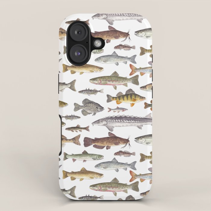 Northwest Freshwater Fish iPhone Case Gallery Image 1