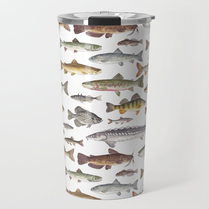 Northwest Freshwater Fish Travel Mug Gallery Image 1