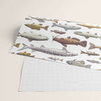 Northwest Freshwater Fish Wrapping Paper Gallery Image 2