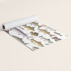 Northwest Freshwater Fish Yoga Mat Gallery Image 2
