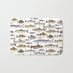 Northwest Freshwater Fish Bath Mat Gallery Image 1