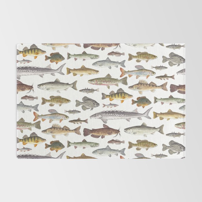 Northwest Freshwater Fish Rug Gallery Image 2