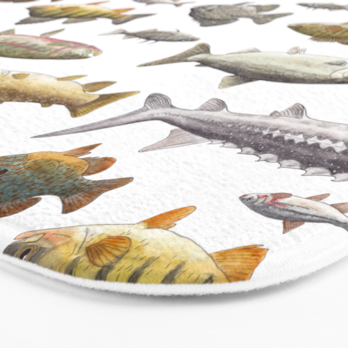 Northwest Freshwater Fish Bath Mat Gallery Image 3
