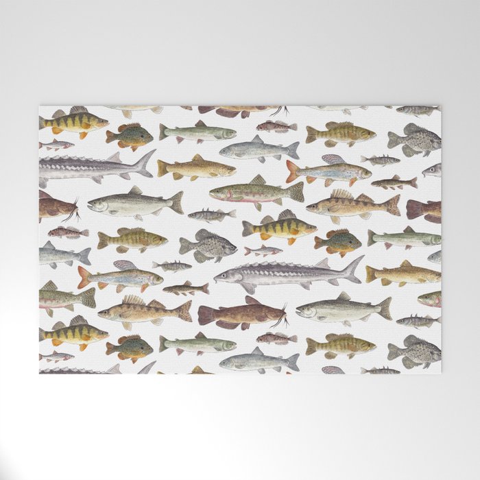 Northwest Freshwater Fish Welcome Mat Gallery Image 1