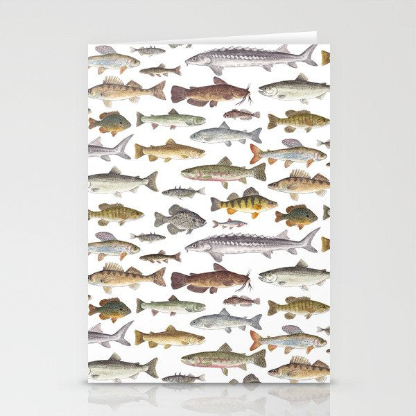 Northwest Freshwater Fish Stationery Card Gallery Image 2