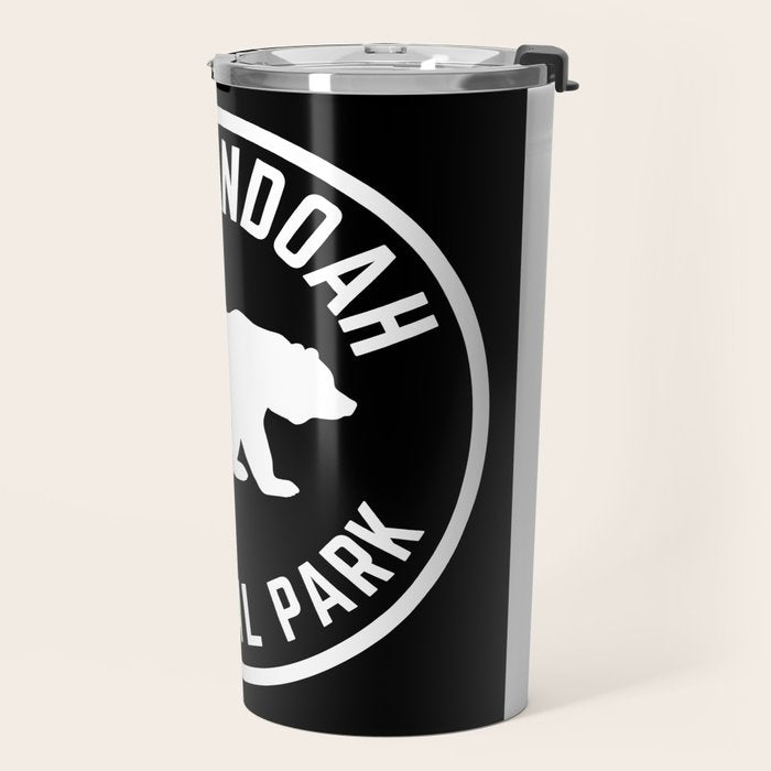 Shenandoah National Park Virginia Nature Black Bear Vintage Travel Travel Mug Gallery Image 2
