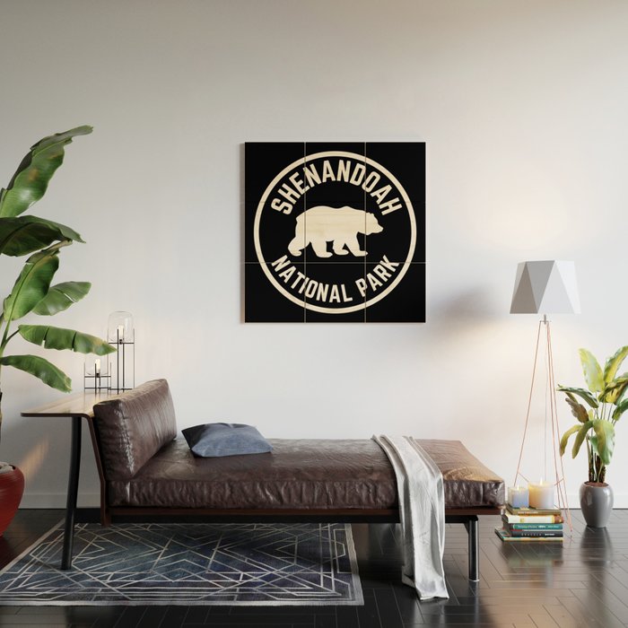 Shenandoah National Park Virginia Nature Black Bear Vintage Travel Wood Wall Art Gallery Image 2