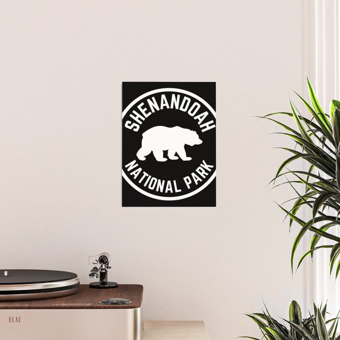 Shenandoah National Park Virginia Nature Black Bear Vintage Travel Poster Gallery Image 2