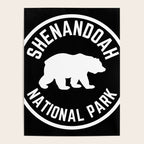 Shenandoah National Park Virginia Nature Black Bear Vintage Travel Poster Gallery Image 4