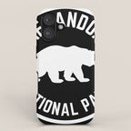 Shenandoah National Park Virginia Nature Black Bear Vintage Travel iPhone Case Gallery Image 1