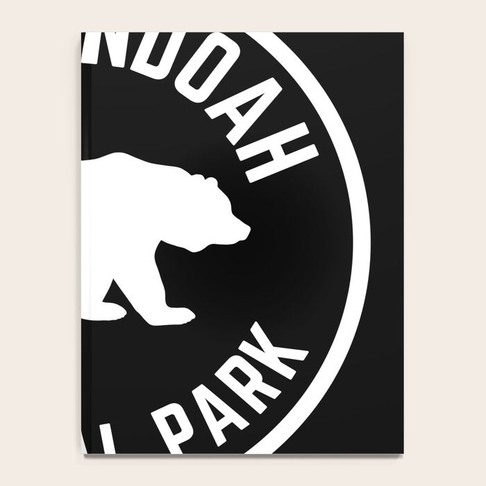 Shenandoah National Park Virginia Nature Black Bear Vintage Travel Notebook Gallery Image 4