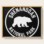 Shenandoah National Park Virginia Nature Black Bear Vintage Travel Serving Tray Gallery Image 1