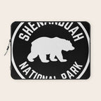 Shenandoah National Park Virginia Nature Black Bear Vintage Travel Laptop Sleeve Gallery Image 1