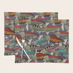 Alaskan salmon dusk Placemat Gallery Image 1