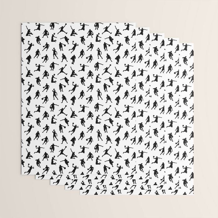 Basketball Players Wrapping Paper Gallery Image 3