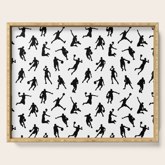 Basketball Players Serving Tray Gallery Image 1