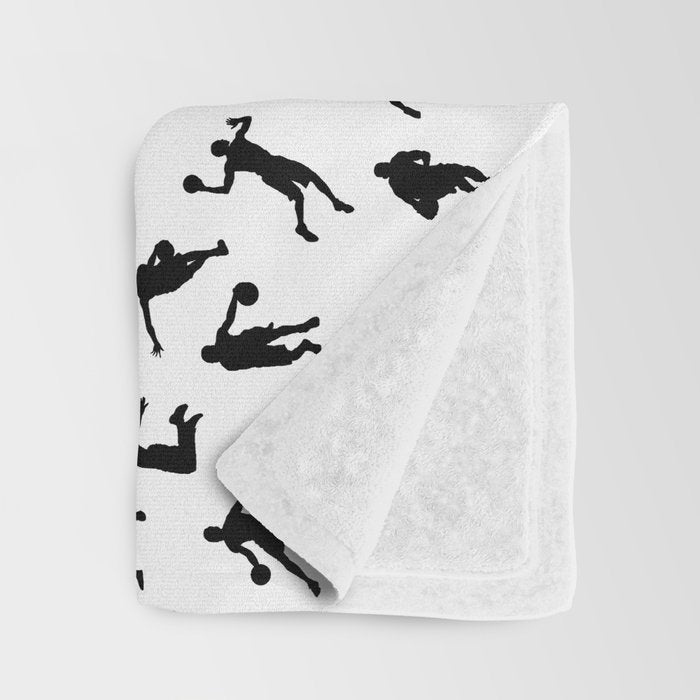 Basketball Players Throw Blanket Gallery Image 3