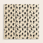 Basketball Players Wood Wall Art Gallery Image 1