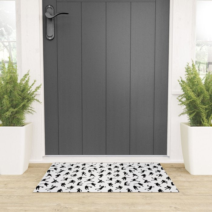Basketball Players Welcome Mat Gallery Image 3