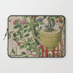 Antique 18th Century Chinoiserie Camellia Fruit Garden Laptop Sleeve Gallery Image 1