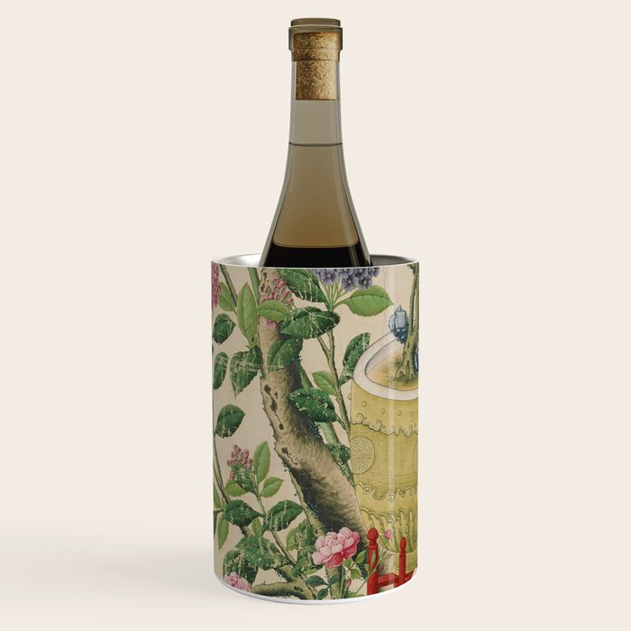 Antique 18th Century Chinoiserie Camellia Fruit Garden Wine Chiller Gallery Image 1