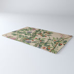 Antique 18th Century Chinoiserie Camellia Fruit Garden Rug Gallery Image 3