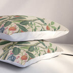 Antique 18th Century Chinoiserie Camellia Fruit Garden Pillow Sham Gallery Image 3