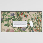 Antique 18th Century Chinoiserie Camellia Fruit Garden Desk Mat Gallery Image 1