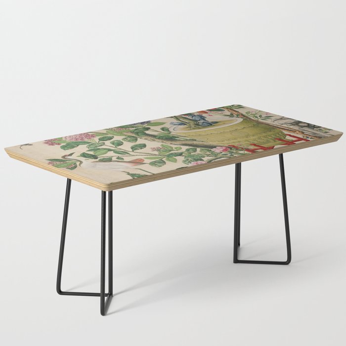 Antique 18th Century Chinoiserie Camellia Fruit Garden Coffee Table Gallery Image 1