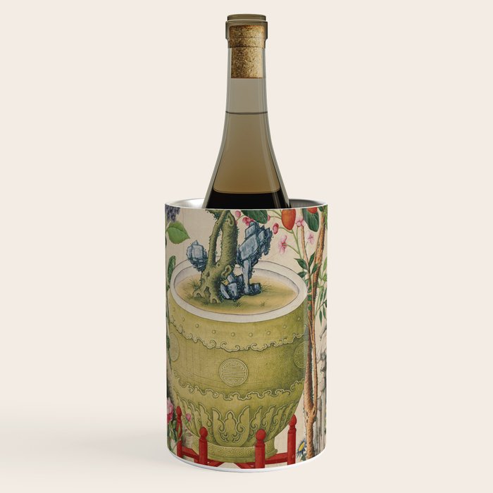 Antique 18th Century Chinoiserie Camellia Fruit Garden Wine Chiller Gallery Image 3