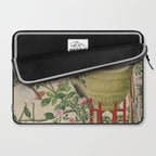 Antique 18th Century Chinoiserie Camellia Fruit Garden Laptop Sleeve Gallery Image 2