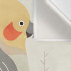 Cockatiel, Bird of Australia Wall Tapestry Gallery Image 3