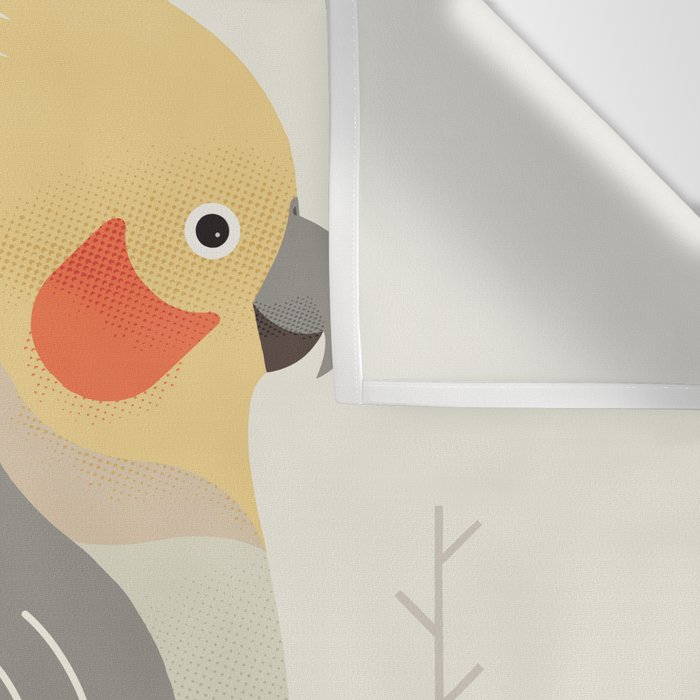 Cockatiel, Bird of Australia Wall Tapestry Gallery Image 3