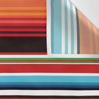 Sarape mexican blanket vibrant southwest modern serape pattern Wall Tapestry Gallery Image 3