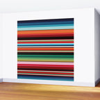 Sarape mexican blanket vibrant southwest modern serape pattern Wall Mural Gallery Image 2