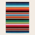 Sarape mexican blanket vibrant southwest modern serape pattern Poster Gallery Image 4