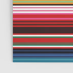 Sarape mexican blanket vibrant southwest modern serape pattern Poster Gallery Image 3