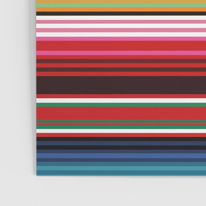 Sarape mexican blanket vibrant southwest modern serape pattern Poster Gallery Image 3