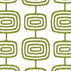 Mid Century Modern Atomic Rings Pattern Olive Green 3 Coffee Mug Gallery Image 2