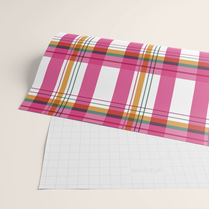 Cheerful Checkered Pattern Wrapping Paper Gallery Image 2