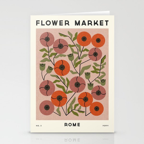 Flower Market No. 2 Stationery Card Gallery Image 1