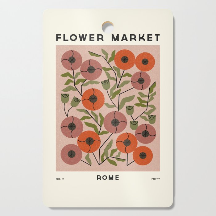 Flower Market No. 2 Cutting Board Gallery Image 1