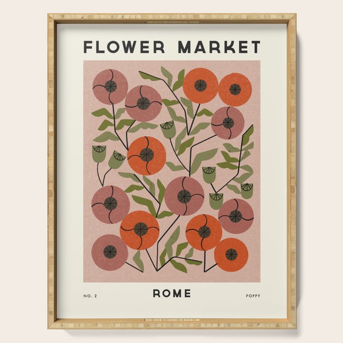 Flower Market No. 2 Serving Tray Gallery Image 1
