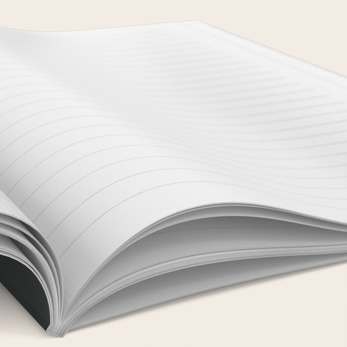 Black and White MidCentury Semi Circles  Notebook Gallery Image 2