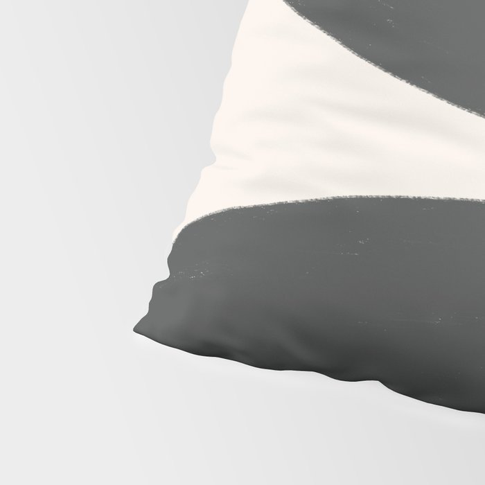 Black and White MidCentury Semi Circles  Pillow Sham Gallery Image 4