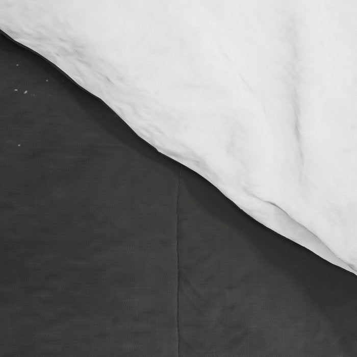 Black and White MidCentury Semi Circles  Comforter Gallery Image 4