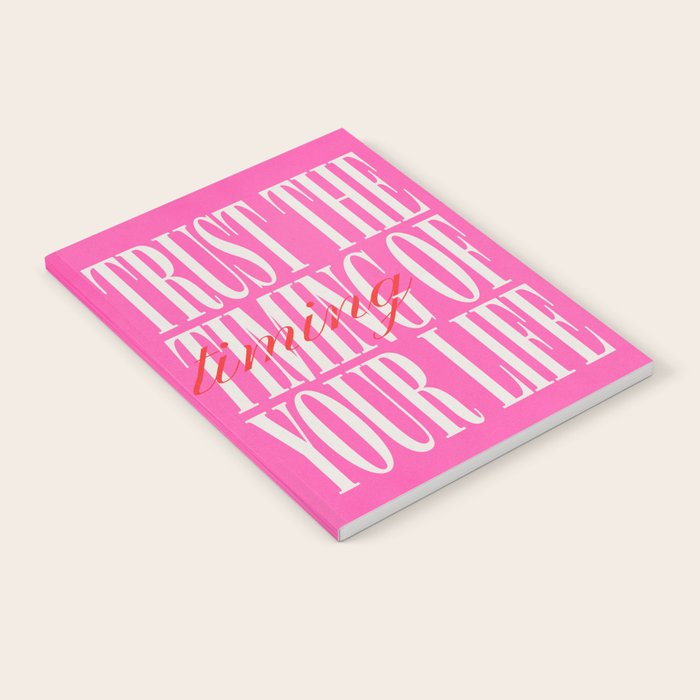 Trust The Timing Of Your Life Notebook Gallery Image 2