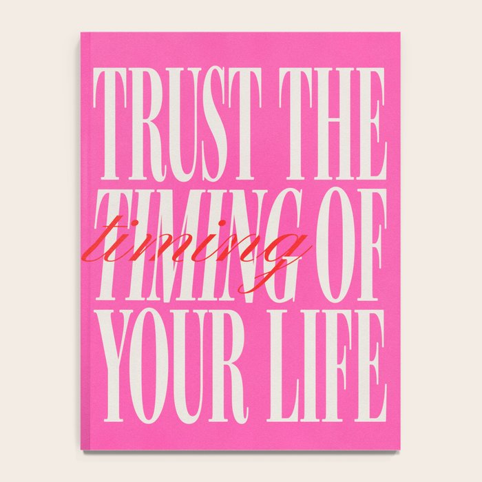 Trust The Timing Of Your Life Notebook Gallery Image 4
