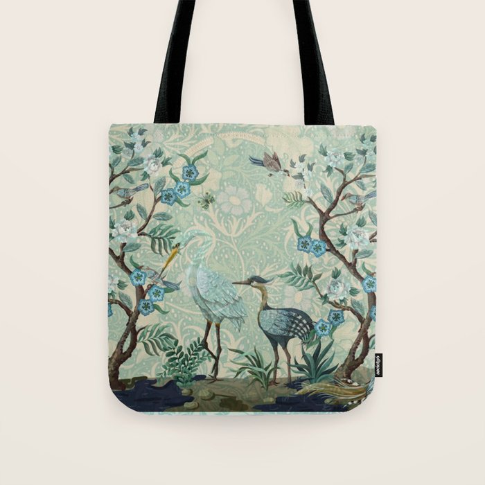 The Chinoiserie Panel Tote Bag Gallery Image 1